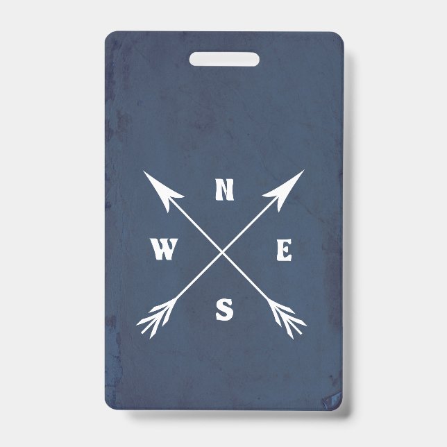 Compass arrows ID badge (Front)