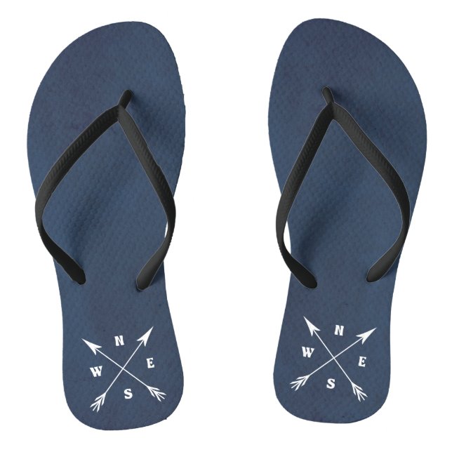 Compass arrows jandals (Footbed)