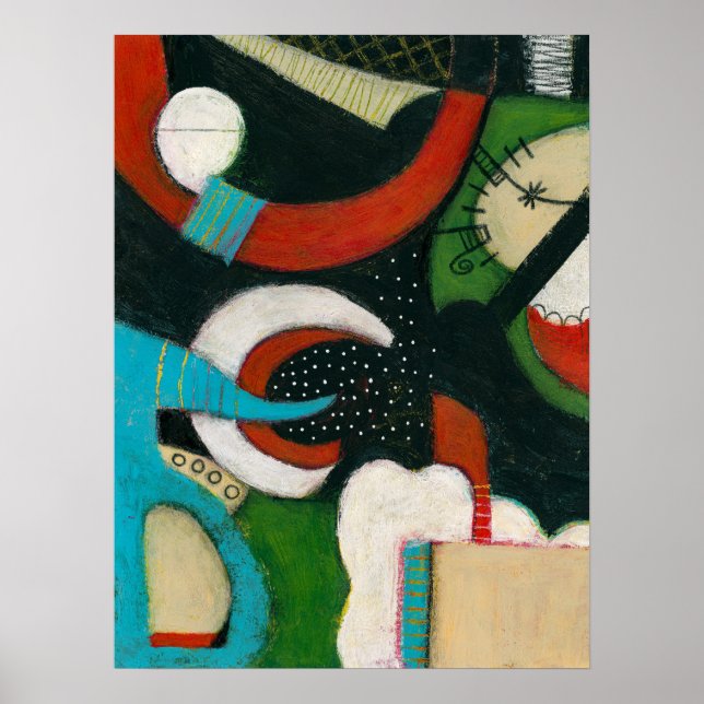 Compass At Night Poster Wall Art (Front)