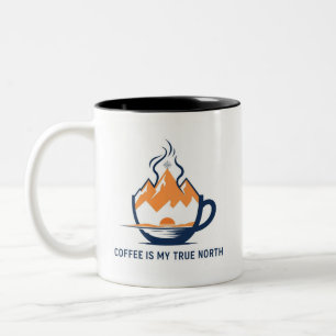 Compass Coffee – True North Adventure Two-Tone Coffee Mug