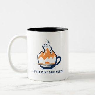 Compass Coffee – True North Adventure Two-Tone Coffee Mug