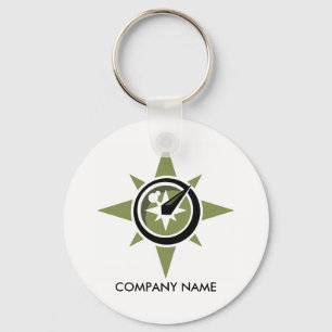 Compass Customisable Keychain