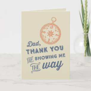 Compass Father's Day Card