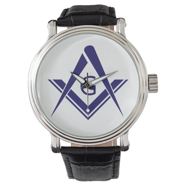 compass freemason guild mason organisation sign sy watch (Front)