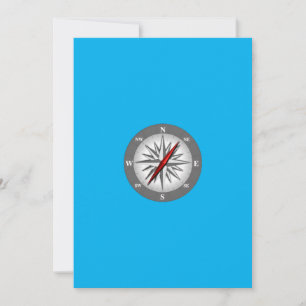 Compass Invitations Adventure Wedding Travel