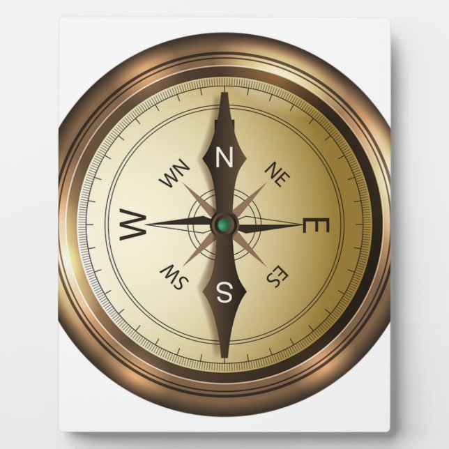 Compass North South East West Plaque (Front)