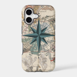 Compass on an Ancient Map