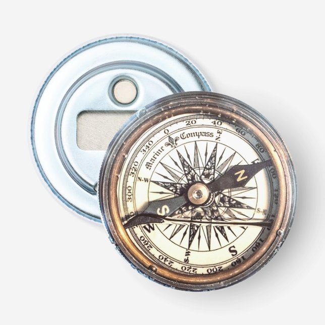 Compass on Water Bottle Opener (Front)