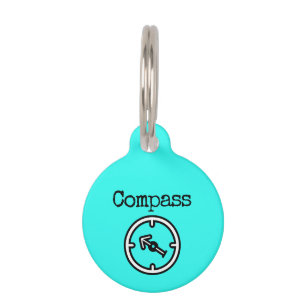 Compass Pet Tag