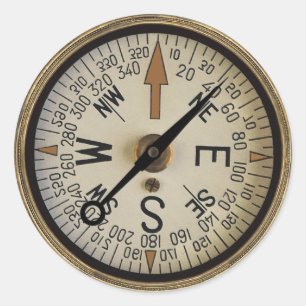 Compass Rose 1 Sticker
