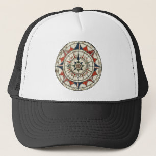 Compass Rose #5 Trucker Hat