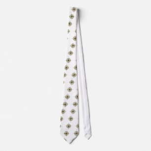 Compass Rose Art Tie