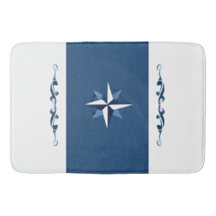 Compass Rose Bath Mat