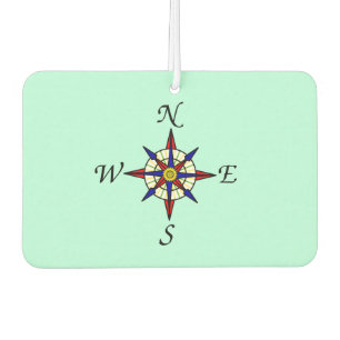 Compass Rose Car Air Freshener