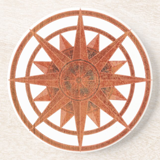 Compass Rose Coaster (Front)