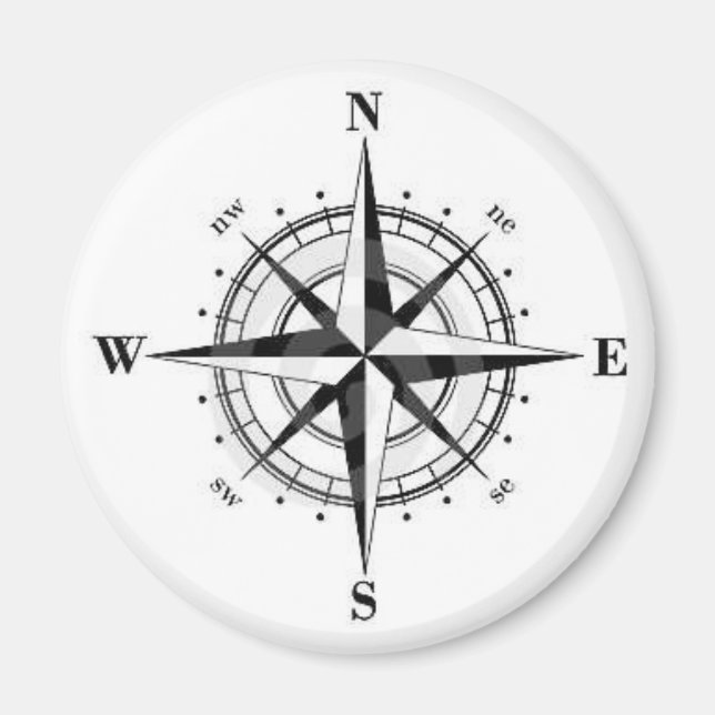 compass rose magnet (Front)