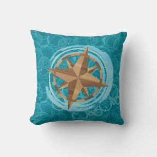 Compass Rose Voyager Pillow