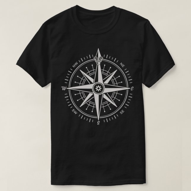 Compass Sailing  T-Shirt (Design Front)