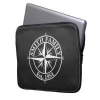 Compass star monogram personalizable emblem