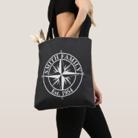 Compass star monogram personalizable emblem