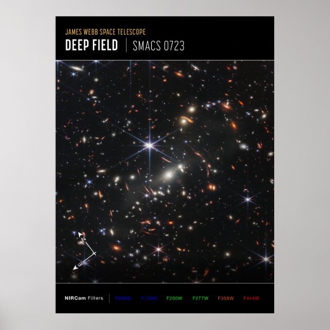 Compass Webb's First Deep Field Universe Poster (Front)