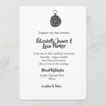 Compass Wedding Invitations