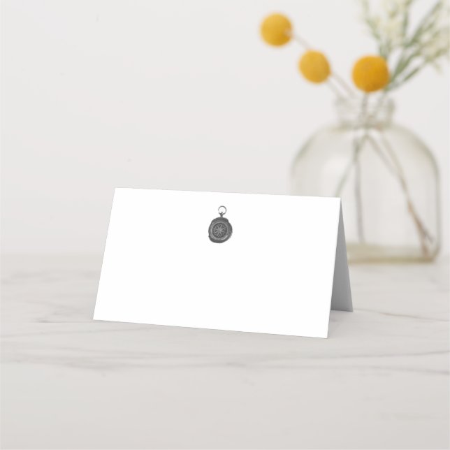 Compass Wedding Place Cards (Front)