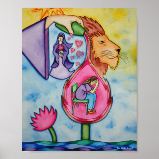 COMPASSION, COURAGE, AND STRENGTH POSTER