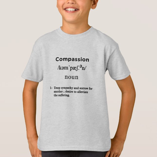 compassion definition ash T-Shirt (Front)