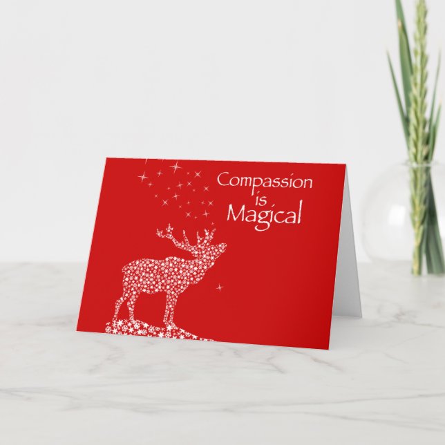 Compassion is Magical Holiday Card (Front)