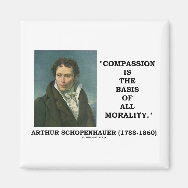 Compassion Is The Basis Of All Morality Quote Magnet (Front)