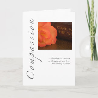 Compassion Rose & Book Card