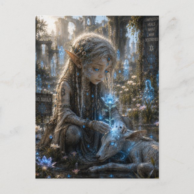 Compassion / Spirit Healer / Blooming Marsh Postcard (Front)