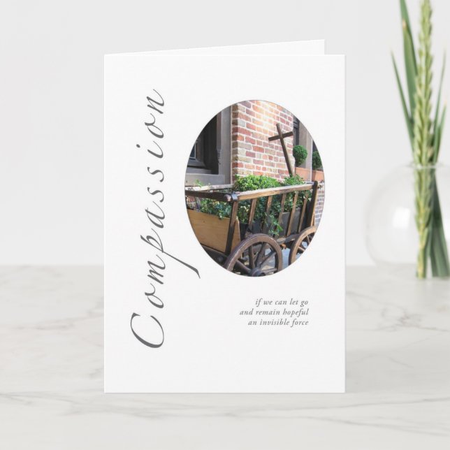 Compassionate Wagon Greeting Card (Front)