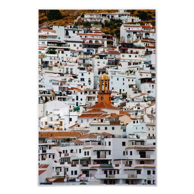 Competa Costa Del Sol Andalucia Spain Photo Print (Front)