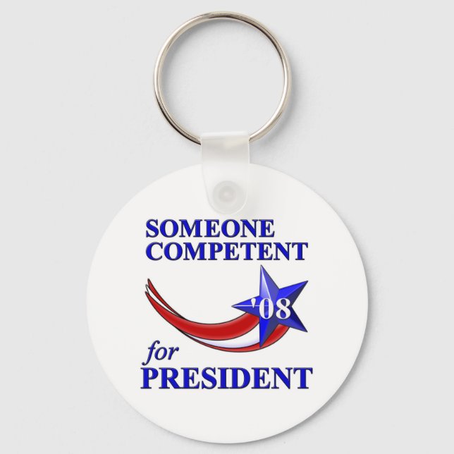 Competent President Key Ring (Front)