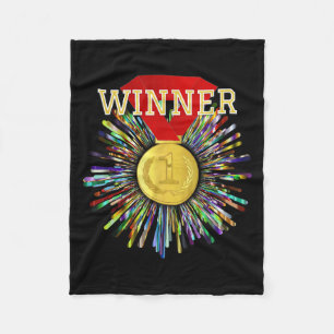 Competition Prize Winner Gold Medal #1  Fleece Blanket