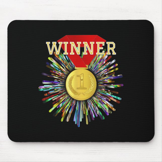 Competition Prize Winner Gold Medal #1  Mouse Pad (Front)