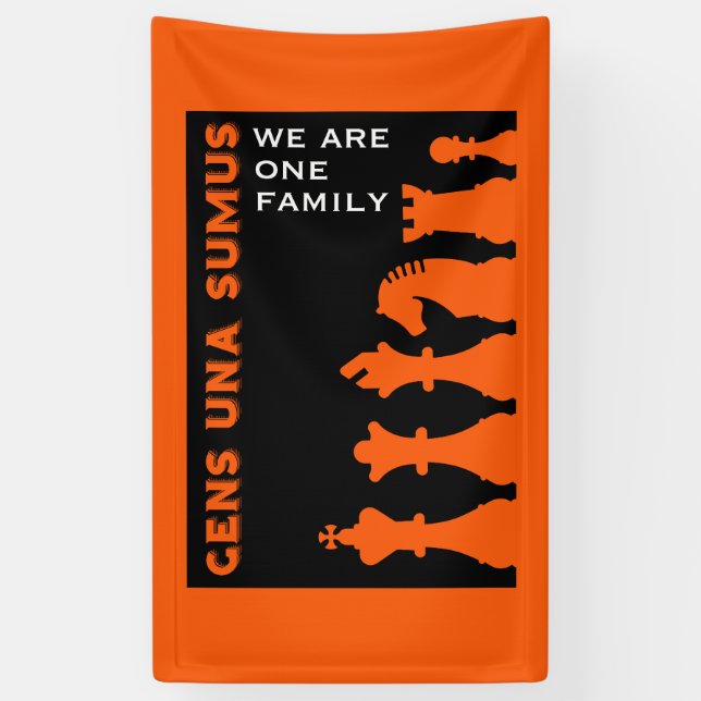 Competitive Chess Players Banner (Vertical)