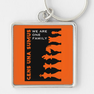Competitive Chess Players Key Ring