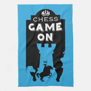 Competitive Chess Players Tea Towel