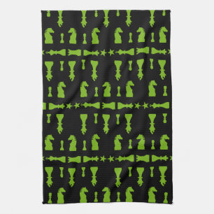Competitive Chess Players Tea Towel