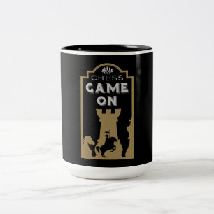 Competitive Chess Players Two-Tone Coffee Mug