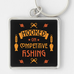 Competitive Fishing Gifts Key Ring