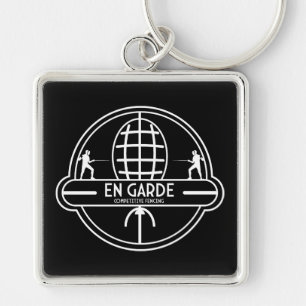 Competitive Sword Fencing Key Ring