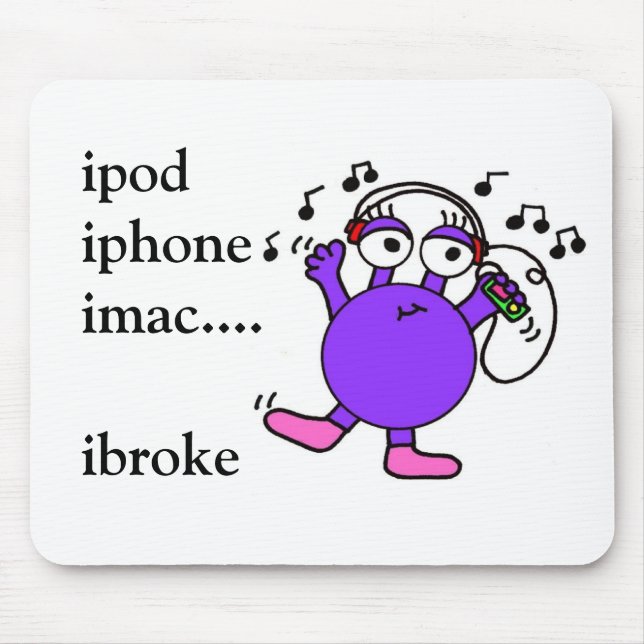 Comphy Critterz imac mouse pad (Front)