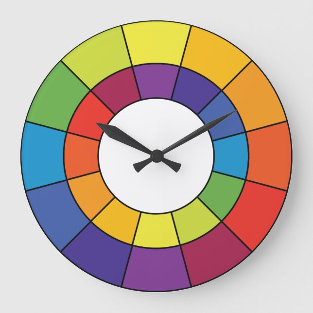 Complementary Colour Wheel Clock (Front)