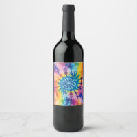 Complementary colours tie dye
