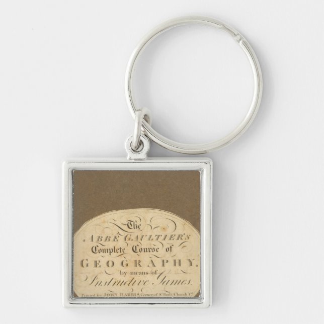 Complete course of geography key ring (Front)