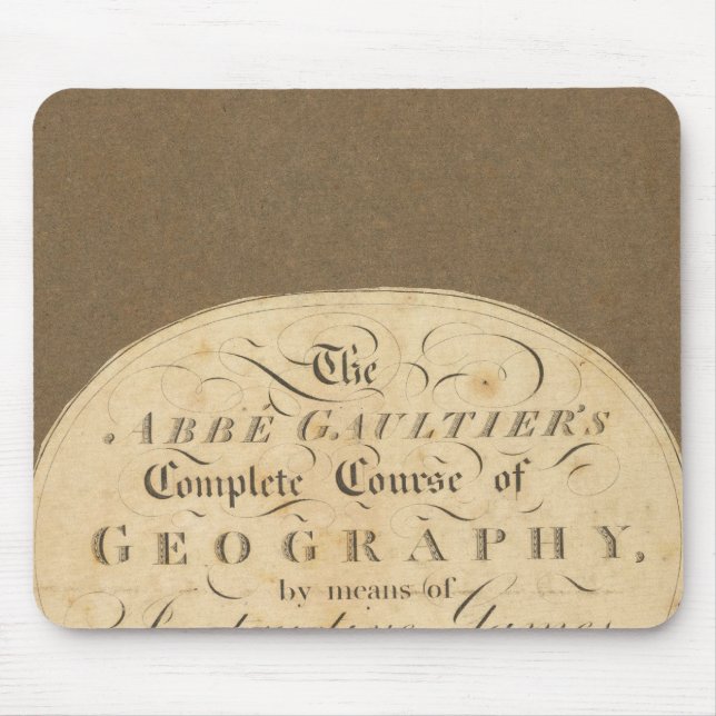 Complete course of geography mouse pad (Front)